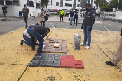 La droga incautada se la pensaba distribuir en la ciudad de Guayaquil.