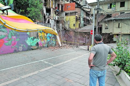 El socavón que se produjo el pasado miércoles fue advertido en un informe entregado a la Alcaldía.