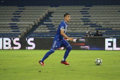Luca Sosa fue uno de los titulares fijos de Emelec, en la temporada 2021.
