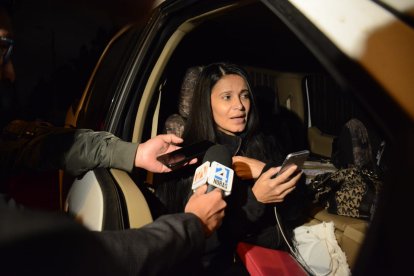 Sara Sabando, madre de Naomi.