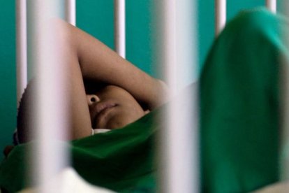 Una de las víctimas de la pirotecnia navideña.