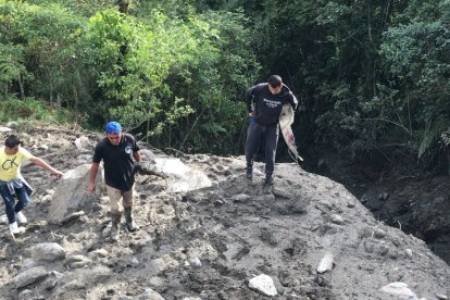 En octubre anterior, en la vía Loja-Zamora se produjo un derrumbe.