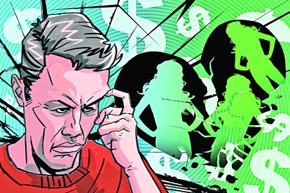 Se divorció por el dinero.