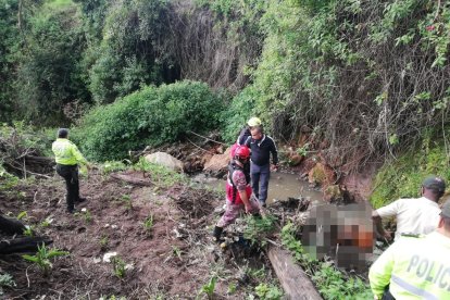 Sandra Cecilia Guerrero Quiroz fue hallada en la quebrada La Chorrera.