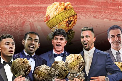 Los dueños del 'Bolón' de Oro.