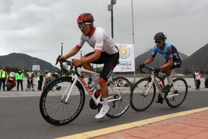 Byron Guamá, ganador en cuatro ocasiones de la Vuelta al Ecuador, es uno de los ciclistas con los que contará el Movistar Best PC.