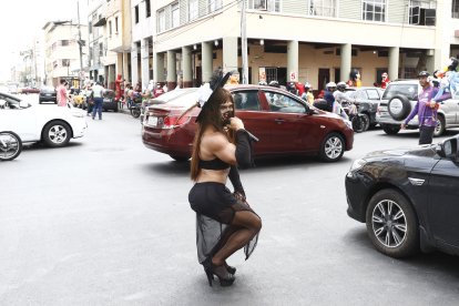 La intersección de las calles 6 de Marzo y Capitán Nájera fue el escenario del show de José Vélez.