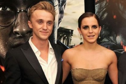 La actriz reveló lo que sintió cuando grababa con Tom Felton.
