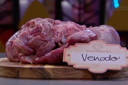 La carne de venado que se utilizó en uno de los retos de MasterChef.