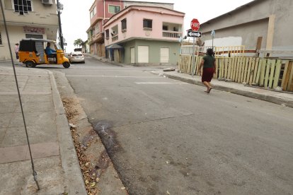 El sitio del crimen se encuentra a unos pocos metros del domicilio de la madre de Cindy.