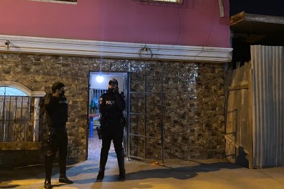 En este inmueble de Durán fue asesinada Maribel Sáenz Chila.