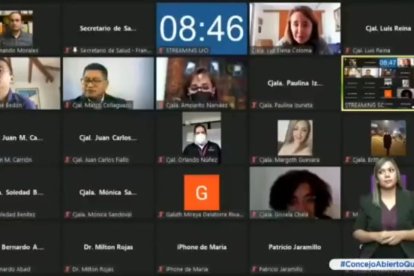 El hecho se suscitó en la sesión ordinaria de este martes 11 de enero de 2022.