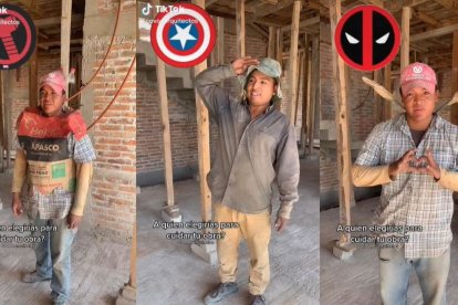 Los albañiles han estremecido las redes sociales.