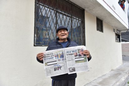 El adulto mayor invita a los lectores a seguir participando en la promoción.