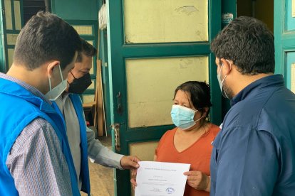 A los beneficiados se les entregó las notificaciones a través de visitas domiciliarias.