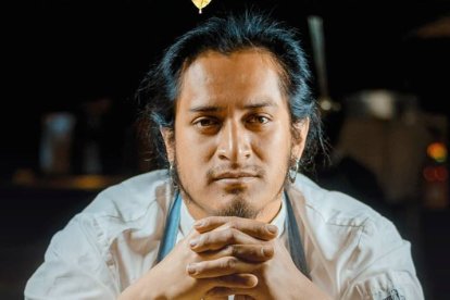 El chef lojano usa en sus recetas productos cultivados por sus padres, en la granja de Saraguro.