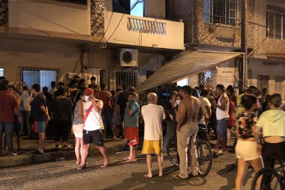 Los moradores se mostraron alarmados con lo ocurrido con su vecina Anais Carabedo España.