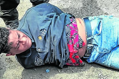 Luis Antonio Mayorga Ibarra fue detenido luego de que supuestamente intentó asaltar a un ciudadano.