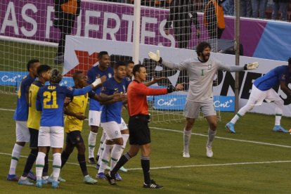 El partido de Ecuador estuvo cargado de adrenalina.