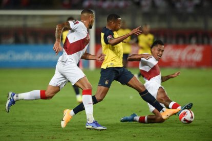 Durante los primeros 45 minutos del encuentro, Ecuador ganaba el partido.