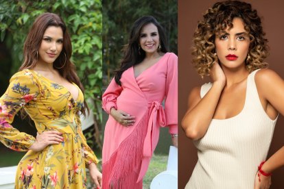 Alejandra Jaramillo. Estefani Espín y Mare Cevallos.