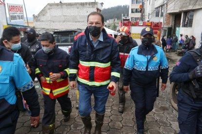 El alcalde Guarderas