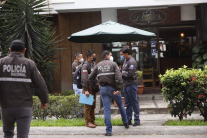 En el lugar se encontraban agentes de la Dinased y el implicado en el delito.