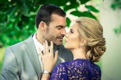 Carolina Jaume y Allan Zenck, en tiempos de aparente felicidad.