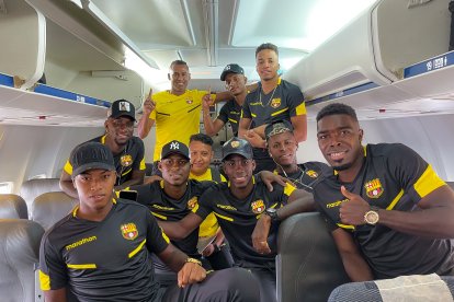 Barcelona y su primer viaje internacional del 2022, rumbo a Montevideo.