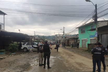 El sector fue blanco de una balacera en la que murió un hombre.