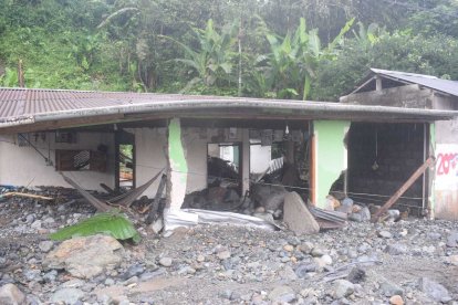 Estado en que quedaron algunas viviendas.