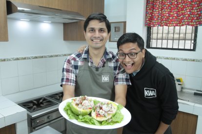 Víctor y David Bermeo aseguran que con 15 minutos tendrás un plato sabroso para regalarle a tu amorcito.