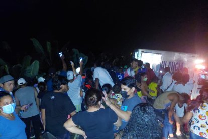 El doble crimen ocurrió la noche del domingo, en la  vía Puebloviejo-Urdaneta.