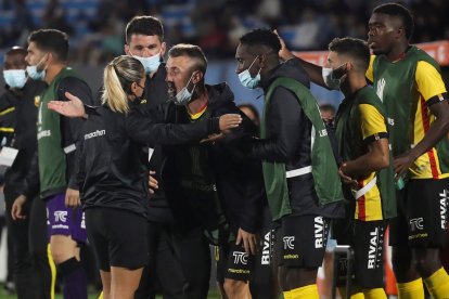 Damián Díaz fue expulsado en el juego de ida ante Montevideo Torque de Uruguay, por excederse en los reclamos.