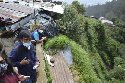 En el barrio Armero, los niños podían bajar a jugar en la quebrada.