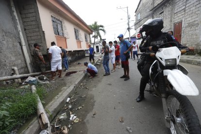 En el sector del suceso los lugareños estaban asustados por lo ocurrido.