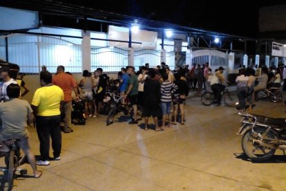 La población de Daule se vio alterada con la balacera