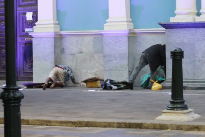 El centro del Puerto Principal es el sitio en el cual se ve mucha presencia de personas que viven en situación de calle.