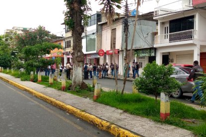 En este lugar, en el centro de Esmeraldas, se encontró el cráneo. El cuerpo del muchacho estaba en otro sitio.