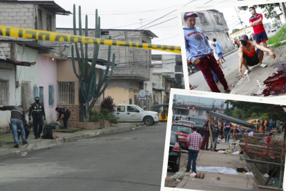 La noche del martes balearon tres casas. Policía recogió ayer siete casquillos. La madrugada del domingo con una dinamita explotaron la cabeza de Andrehus Valle. Asesinaron a dos hermanos la tarde del domingo. Su padre se salvó, se lanzó a una zanja