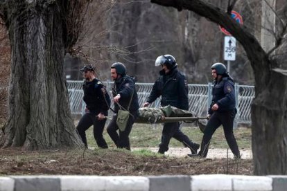 "Hoy Rusia atacó todo el territorio de Ucrania. Y hoy nuestros defensores han hecho mucho", dijo el mandatario.