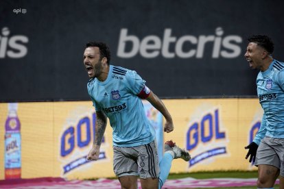 Sebastián Rodríguez fue autor del gol con el que Emelec se impuso a Independiente del Valle.