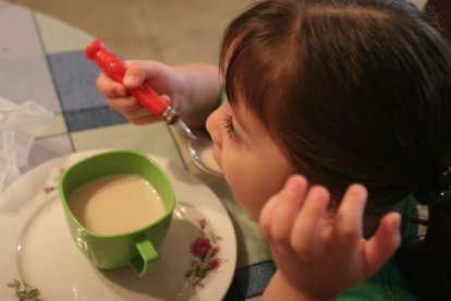 En la primer comida del día, los niños deben consumir una fruta y además de una fuente de proteína.