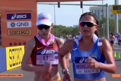 Esta es su primera participación en 35 kilómetros en el Mundial de Marcha.