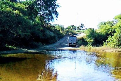 La laguna donde ocurrió la desgracia.