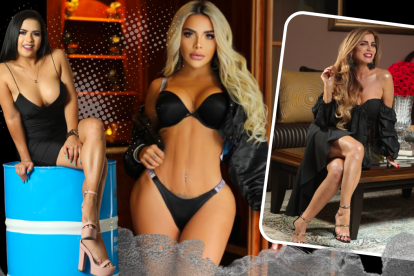 Jomahira Ganchozo, Mafer Vargas y Mariela Viteri.