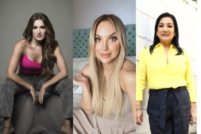 Catrina Tala, Érika Vélez y Tania Tinoco.