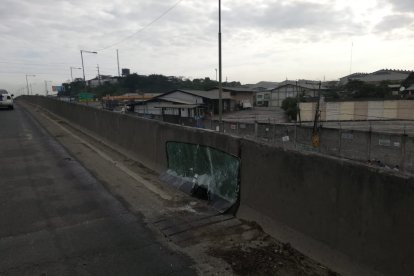 En este lugar, en la avenida Perimetral se dio el accidente.