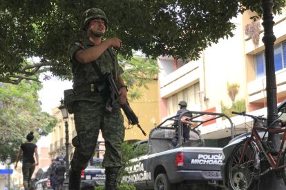 Las fuerzas de seguridad mexicanas durante uno de tantos operativos contra la violencia y el hampa.