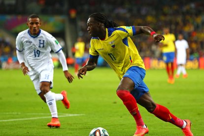 Hasta el 2017 el delantero ecuatoriano Felipe Caicedo jugó con la Tricolor.